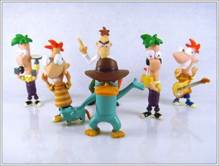pcs Disney Phineas and Ferb Auction Figures Lots Child Boy Toy XF