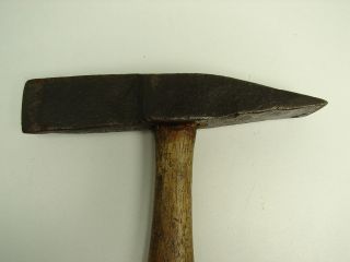 Antique Hammer Axe Tool Hand Made Forged Blacksmith Metal Working 