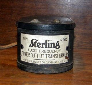 EARLY 1900S STERLING STROMBERG CARLSON RADIO SPEAKER AMPLIFIER/POWER 
