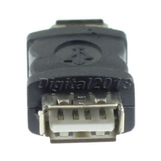 Firewire IEEE 1394 6 Pin Female to USB Male Adaptor Convertor NEW