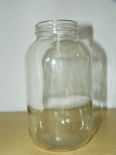   Clear Duraglass Glass Canning or Pickle Jar af11