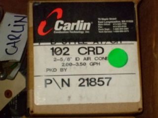 CARLIN 21857 CARLIN 7 BLAST TUBE FOR 102CRD BURNER