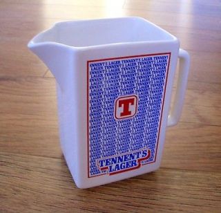 Scottish Tennents Lager Beer Pub Water Jug Made In England By Wade 