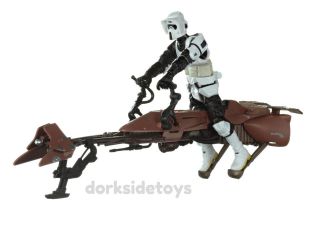 Star Wars Toys R Us Speeder Bike with Scout Trooper LOOSE COMPLETE