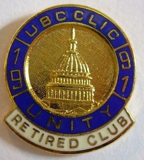 1991 United Brotherhood of Carpenters CHIC Unity Retired Club