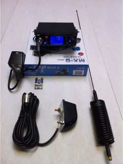 CB Radio Starter Pack Kit 4x4 Team MX 8 Mini Springer CB Antenna 