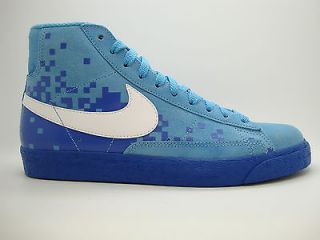 316664 413] Mens Nike Blazer High Scuba Blue White Varsity Royal