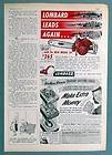 1953 Lombard Chain Saw Ad MODEL 3A FOR LOGGING FOR PULP FOR CORDWOOD