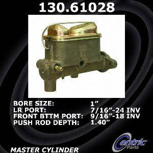 Centric Parts 130.61028 Brake Master Cylinder