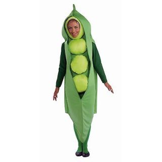 Pea Pod Green Full Body Vegetable Silly Funny Couples Costume Adult 