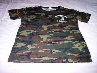 Tampa Rays Evan Longoria Camouflage Shirt Adult Medium Wounded Warrior 