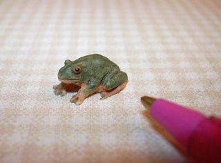 Miniature Colorful Frog for Garden/Pet (#5) DOLLHOUSE Miniatures 1/12 