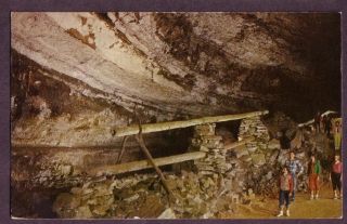 Saltpetre Pipes Mammoth Cave KY Vintage Postcard Unused