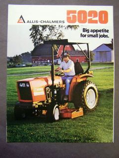 Allis Chalmers 5020 Compact Diesel Tractors Brochure