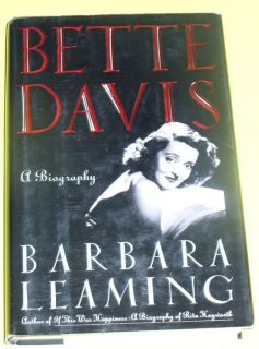 Bette Davis Biography 1992 Leaming Nice Pics SEE