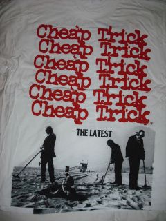 CHEAP TRICK 2009 Tour Logo The Latest T Shirt **NEW