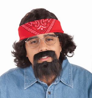 Tommy Chong Wig And Beard Halloween Accessories