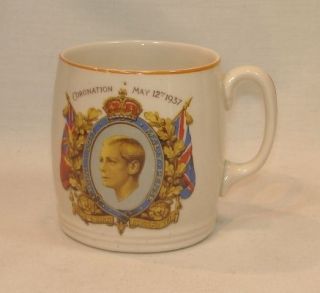  King Edward VIII Souvenir MUG Cup British Anchor China Royalty