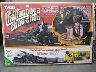Chattanooga CHOO CHOO complete HO train set by TYCO original box 1991 