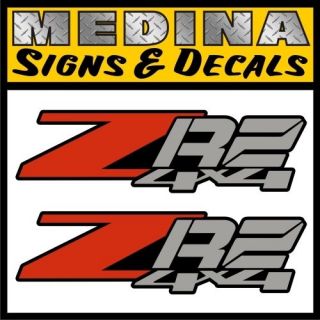 ZR2 4x4 Vinyl Decals / Stickers Chevy S10 GMC Sonoma Blazer ZR 2