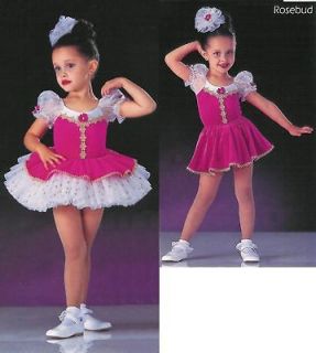 New ROSEBUD Dance Tap Tutu Ballet Costume CXS , CS & CL