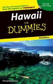 Hawaii for Dummies by Cheryl Farr Leas 2004, Paperback, Revised