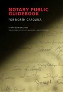   for North Carolina by Charles A. Szypszak 2006, Paperback