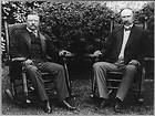   Theodore Roosevelt,Vice,Charles Fairbanks,rocking chairs,lawn,c1904