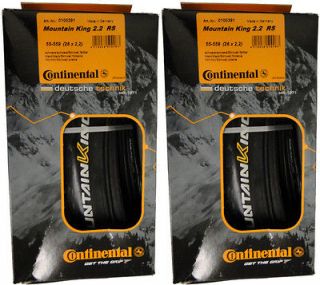   Continental Mountain King MTB Tires Race Sport Black Chili 26.0 x 2.2