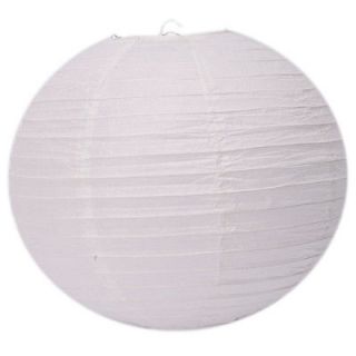 New lot 5 12 Inch Chinese Paper Lanterns for Party Decor 12 White