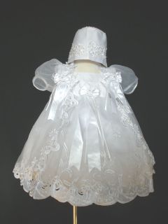   Girl & Toddler 3 pc Baptism Church Formal Dress size 0,3,4 white