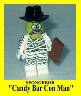 SPONGEBOB Lego Candy Bar Con Man custom NEW #12