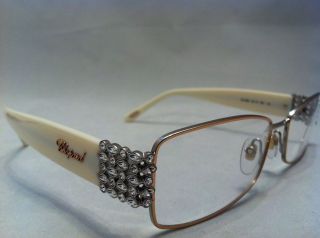 Chopard VCH788S VCH 788S 501 White w/Gold frame glasses eyewear