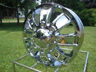 16 FORD CHEVY DODGE DUALLY CHROME WHEELS ION 166 SERIES FULL SET 