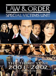 Law Order Special Victims Unit   The Third Year DVD, 2007, 5 Disc Set 