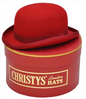 Christys Fashion Wool Felt Bowler Hat with box