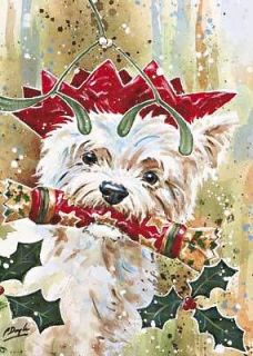 Cute Westie Christmas cards pack of 10. Dog cards