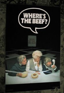 WHERES THE BEEF? with CLARA PELLER   Poster