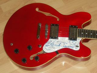 Chuck Berry signed es335 guitar PSA JSA GAI PAAS LOA COA authentic 