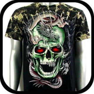 Survivor T Shirt Biker Metal Rock Vtg Tattoo S40 Sz XXL 2XL Street 