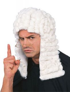 Legal Historical Costume Judge Barrister White Wig