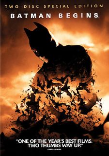 Batman Begins DVD, 2005, 2 Disc Set, Special Edition