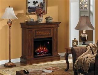 Classic Flame Phoenix Electric Fireplace with 23 Insert   Walnut 