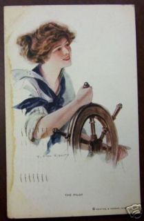 Earl Christy THE PILOT # 169, Beautiful Ladies Card
