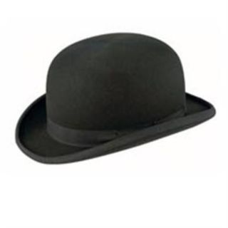 Christys Traditional Fur Felt Bowler Hat. Black