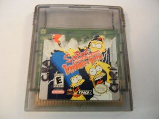 SIMPSONS TREEHOUSE OF HORROR GAMEBOY COLOR GAME GBC~~~