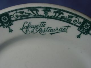 Vintage McNicol Lafayette Restaurant Plate