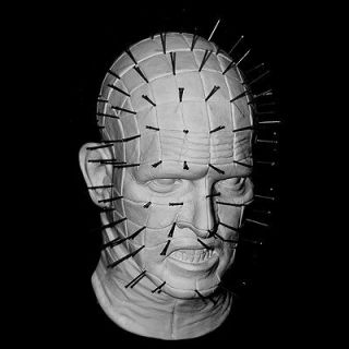 Pinhead Life Mask from Hellraiser 2 Head Prop Resin Life Cast Growling 