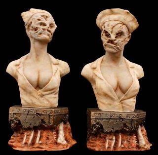 SILENT HILL SILENT SISTERS 1/6 SCALE RESIN KIT BUSTS NEW