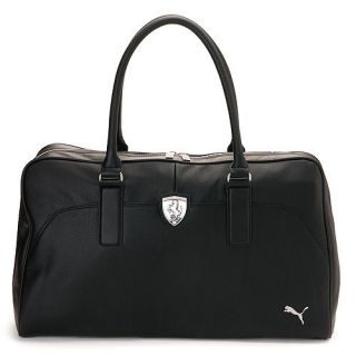 Brand New PUMA Ferrari LS Travel PU Leather Bag in Black (07005201)